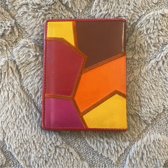 YSL Yves Saint Laurent Colorful Patchwork Wallet - Picture 2 of 8